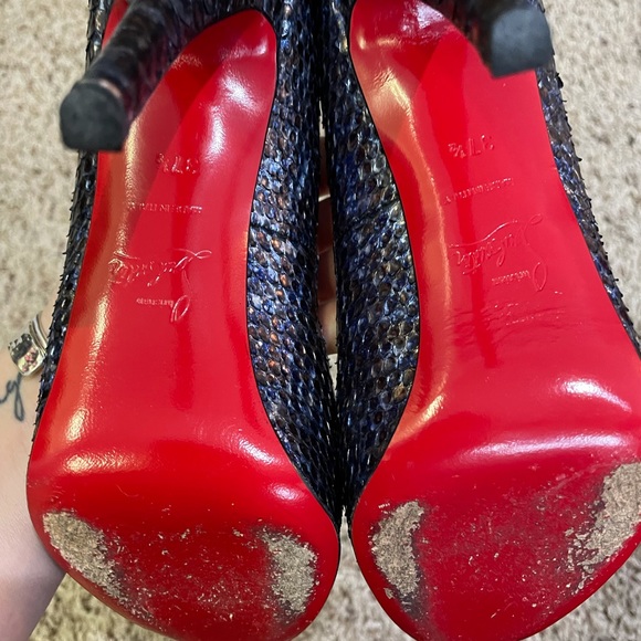 Christian louboutins very prive 120 python 37.5 - Picture 4 of 6